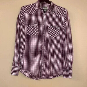 American Rag Checked Button Down Shirt Size M